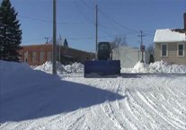 Telescoop bobcat snow plow