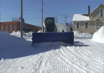 Telescoop bobcat expanding snowplow